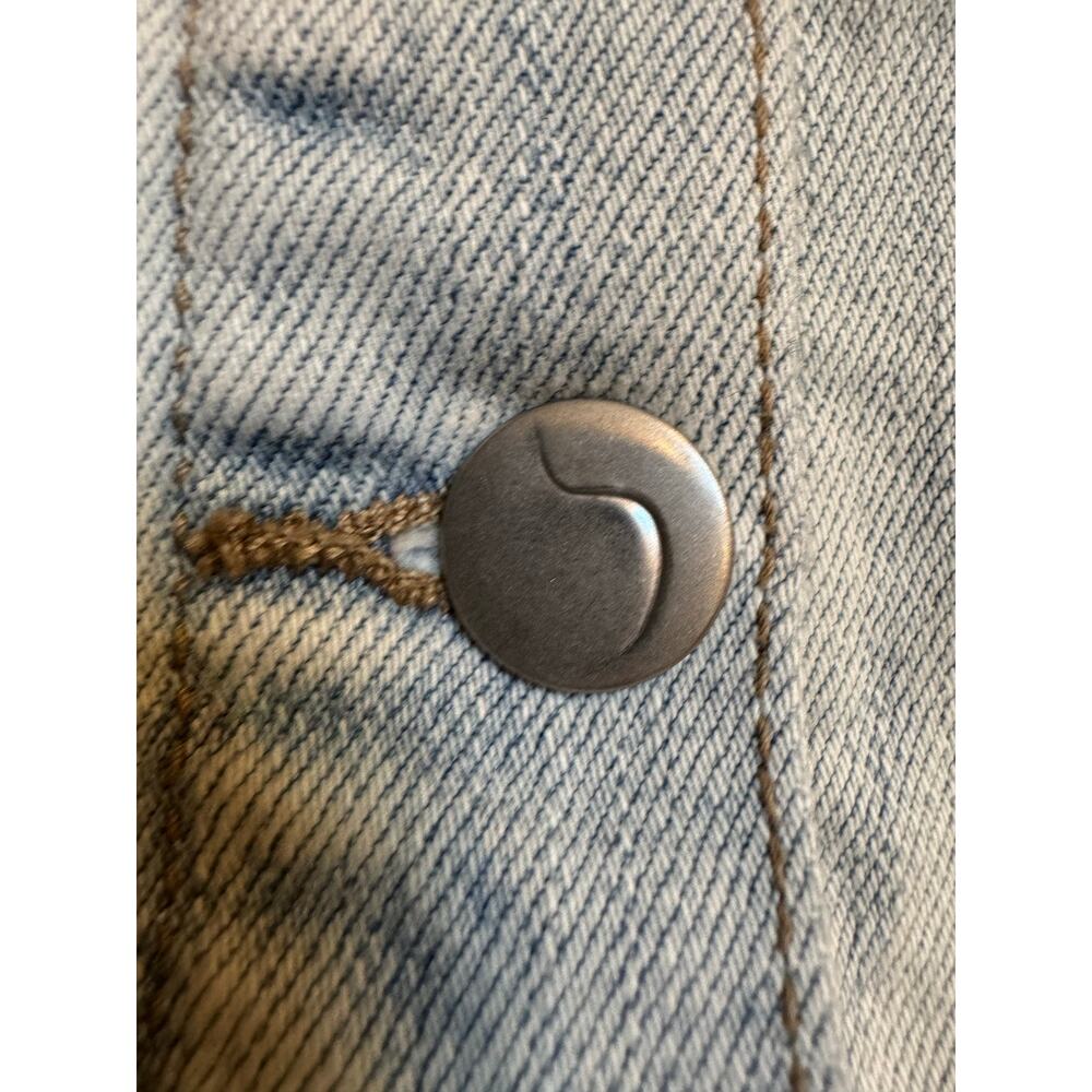 Joe's Women's Standard Trucker Denim Jacket Color: Lotus size small (New) - Picture 7 of 7
